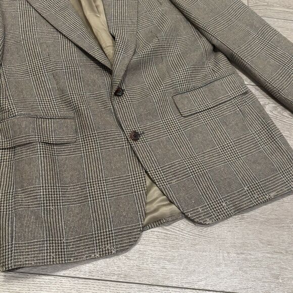 Vintage Chaps Ralph Lauren Tweed Wool Blazer 42T Sport Coat - Picture 4 of 13